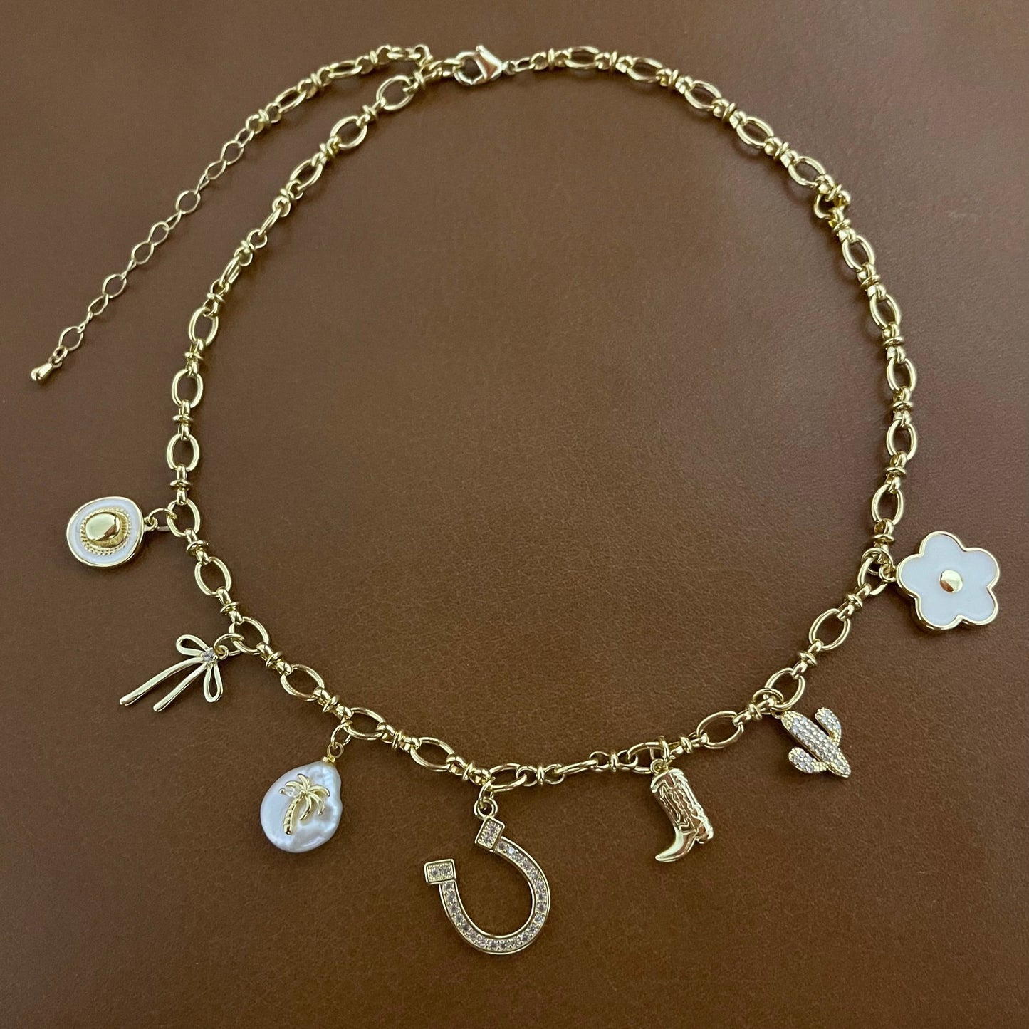 Coastal Cowgirl Charm Necklace