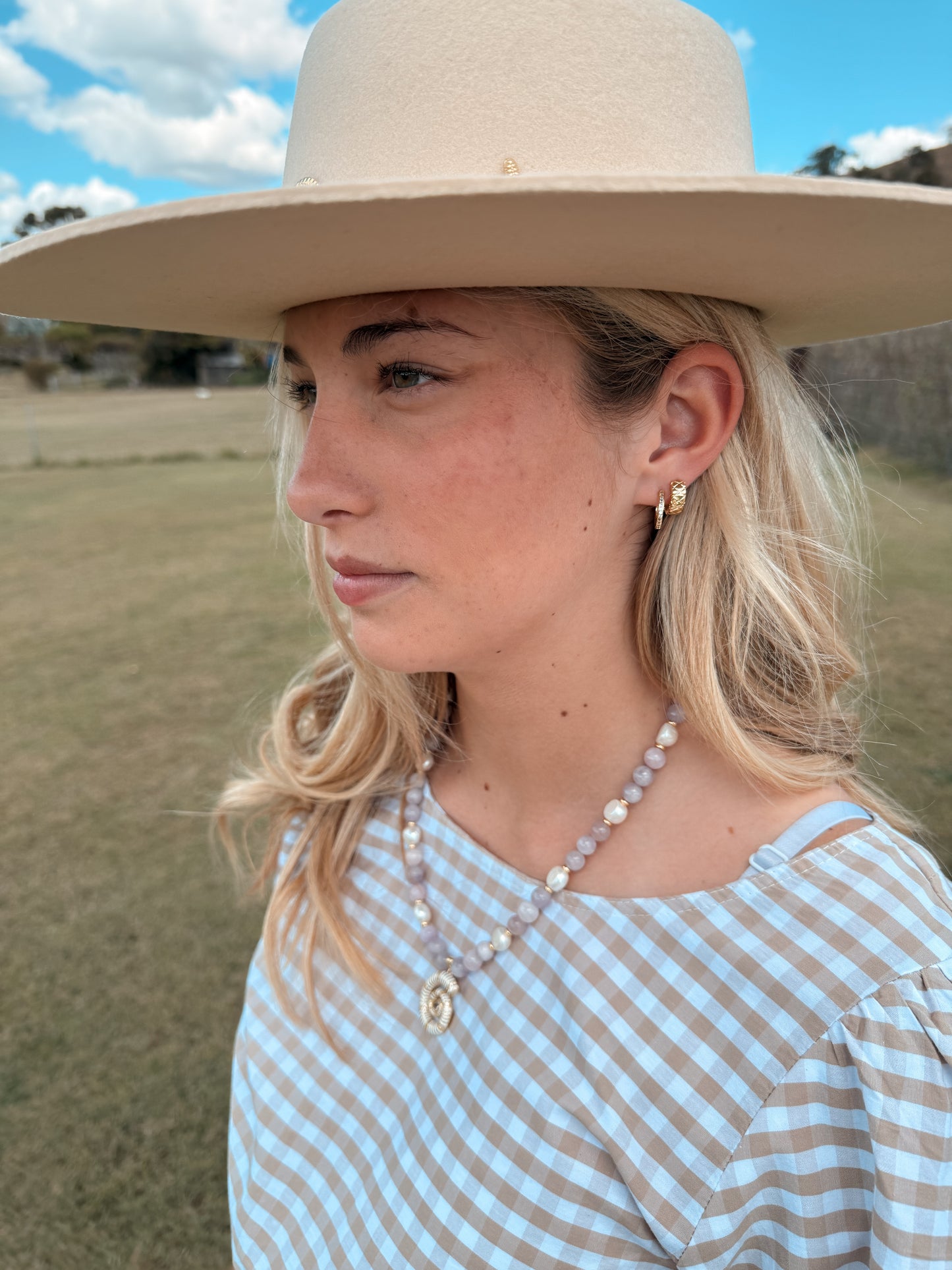 Purple Coastal Cowgirl Necklace