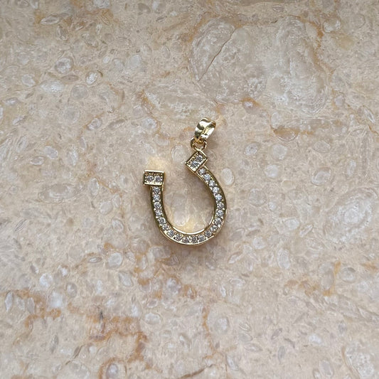 Big Horse Shoe Charm
