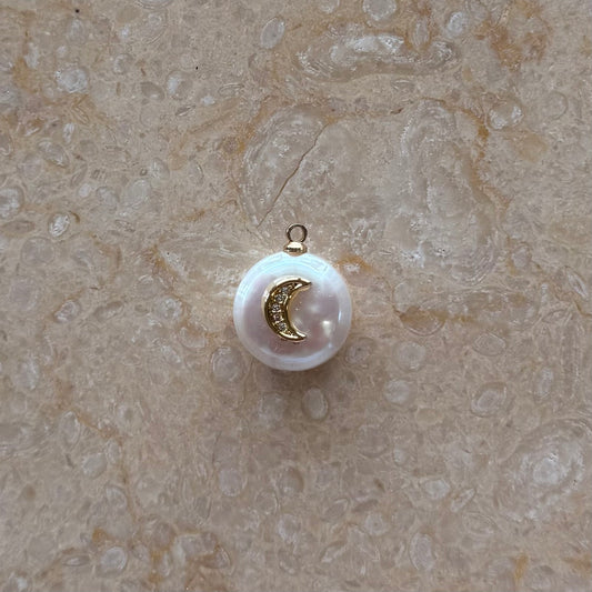 Moon Pearl Charm